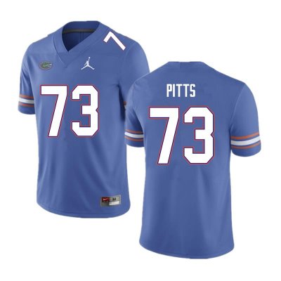 Men's Florida Gators #73 Mark Pitts NCAA Nike Blue Authentic Stitched College Football Jersey NLP6662KP